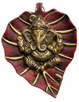Aufhänger Ganesh i.Bodhiblatt Aufhänger Ganesh i.Bodhiblatt