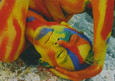 Wilderness Bodypainting Postkarte Wilderness Bodypainting Postkarte