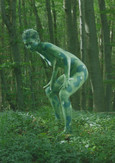 Wilderness Bodypainting Postkarte Wilderness Bodypainting Postkarte