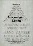 Aus meinem Leben Aus meinem Leben