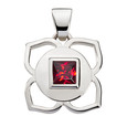 Basis-Zentrum - Chakra - Anhänger - mit Zirkonia