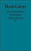 Das kommunistische Postskriptum Das kommunistische Postskriptum