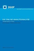 Die Online-Inhaltsanalyse