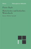 Historisches und kritisches Wörterbuch Historisches und kritisches Wörterbuch