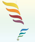 Rainbow Wings, 75 cm Rainbow Wings, 75 cm